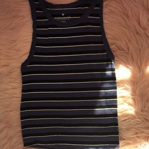 Stripped American Eagle tank top